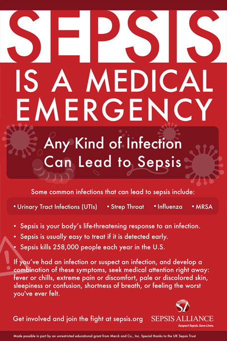 Printable Sepsis Poster